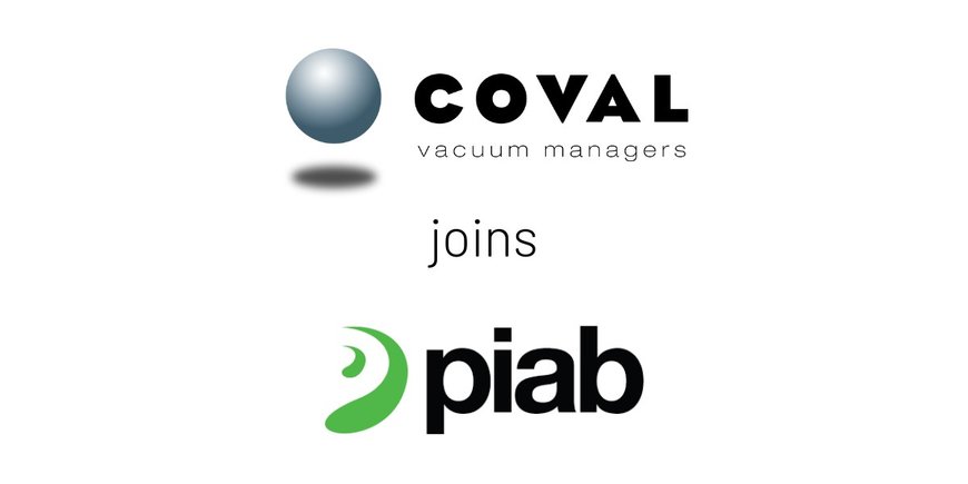 COVAL a pris la décision de rejoindre le groupe Piab 